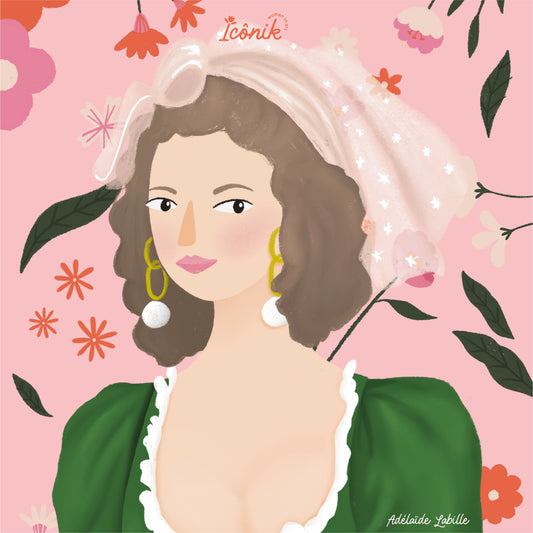 Tote bag écologique made in France Adélaïde Labille-Guiard
