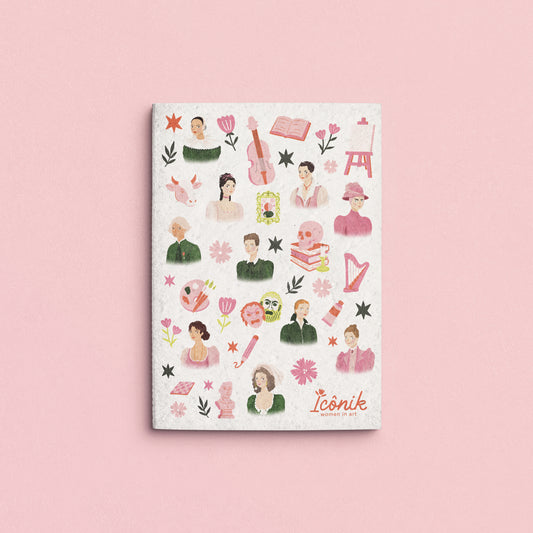 Carnet écologique ensemencé "Femmes artistes"