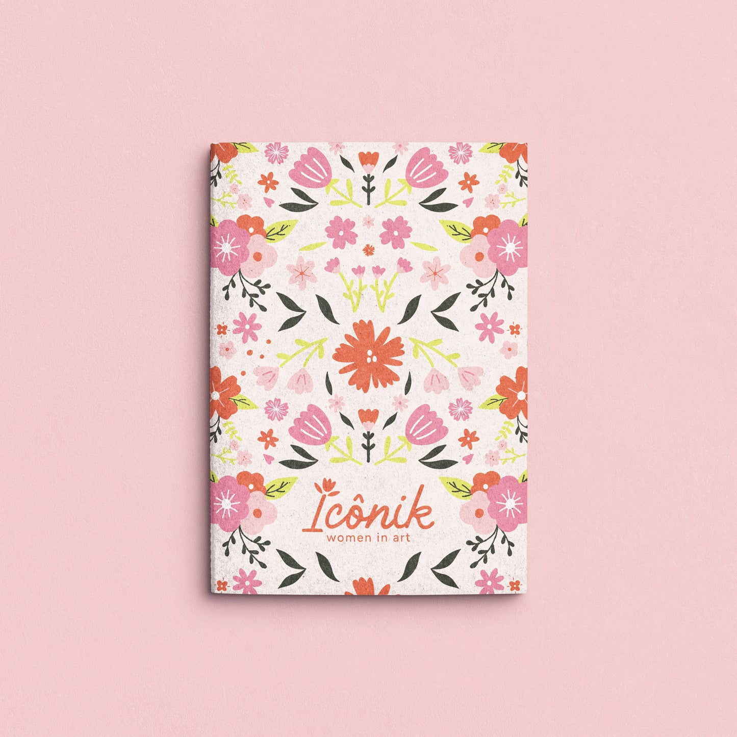 Carnet écologique ensemencé fleurs multicolores