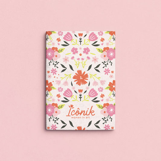 Carnet écologique ensemencé fleurs multicolores
