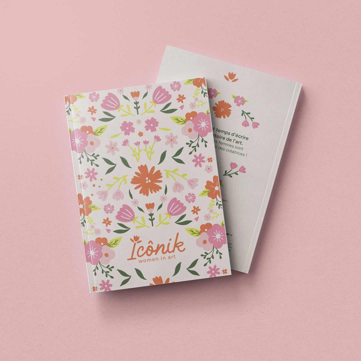 Carnet écologique ensemencé fleurs multicolores