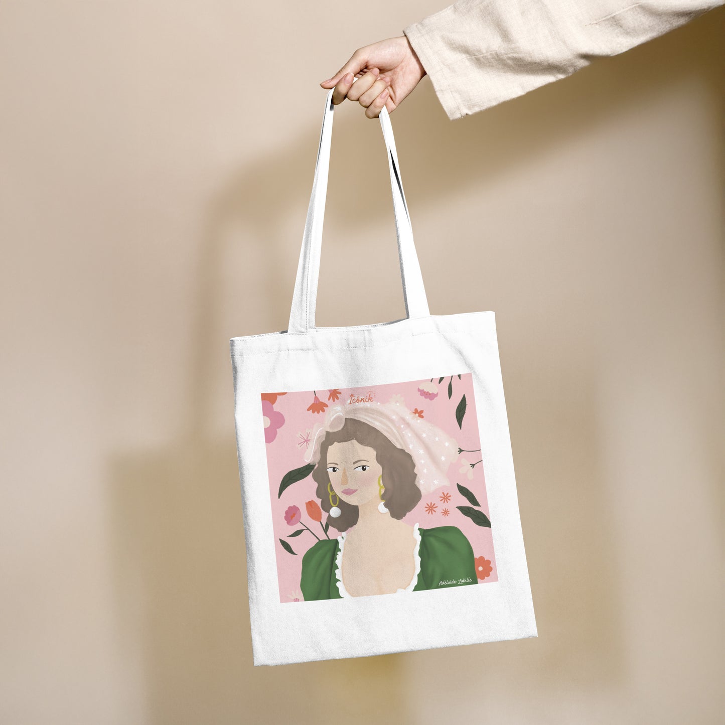 Tote bag écologique made in France Adélaïde Labille-Guiard
