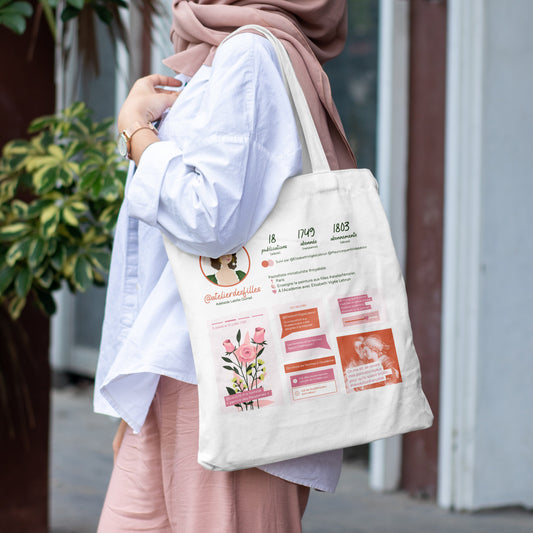 Tote bag écologique made in France Adélaïde Labille-Guiard