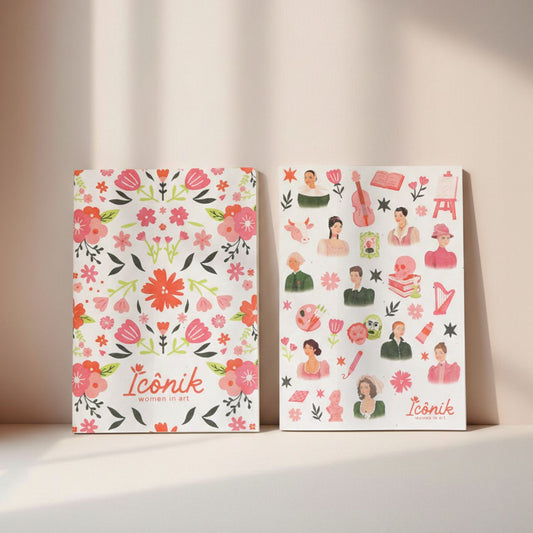 Carnet écologique ensemencé fleurs multicolores