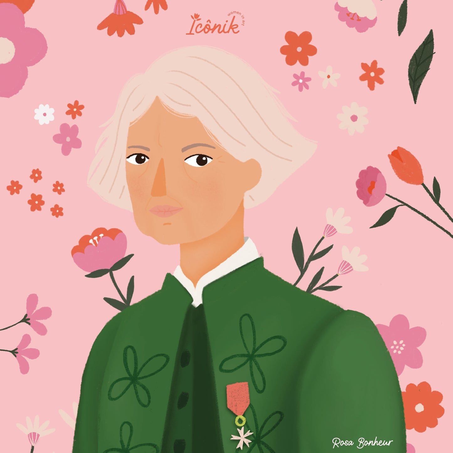 Tote bag écologique made in France Rosa Bonheur