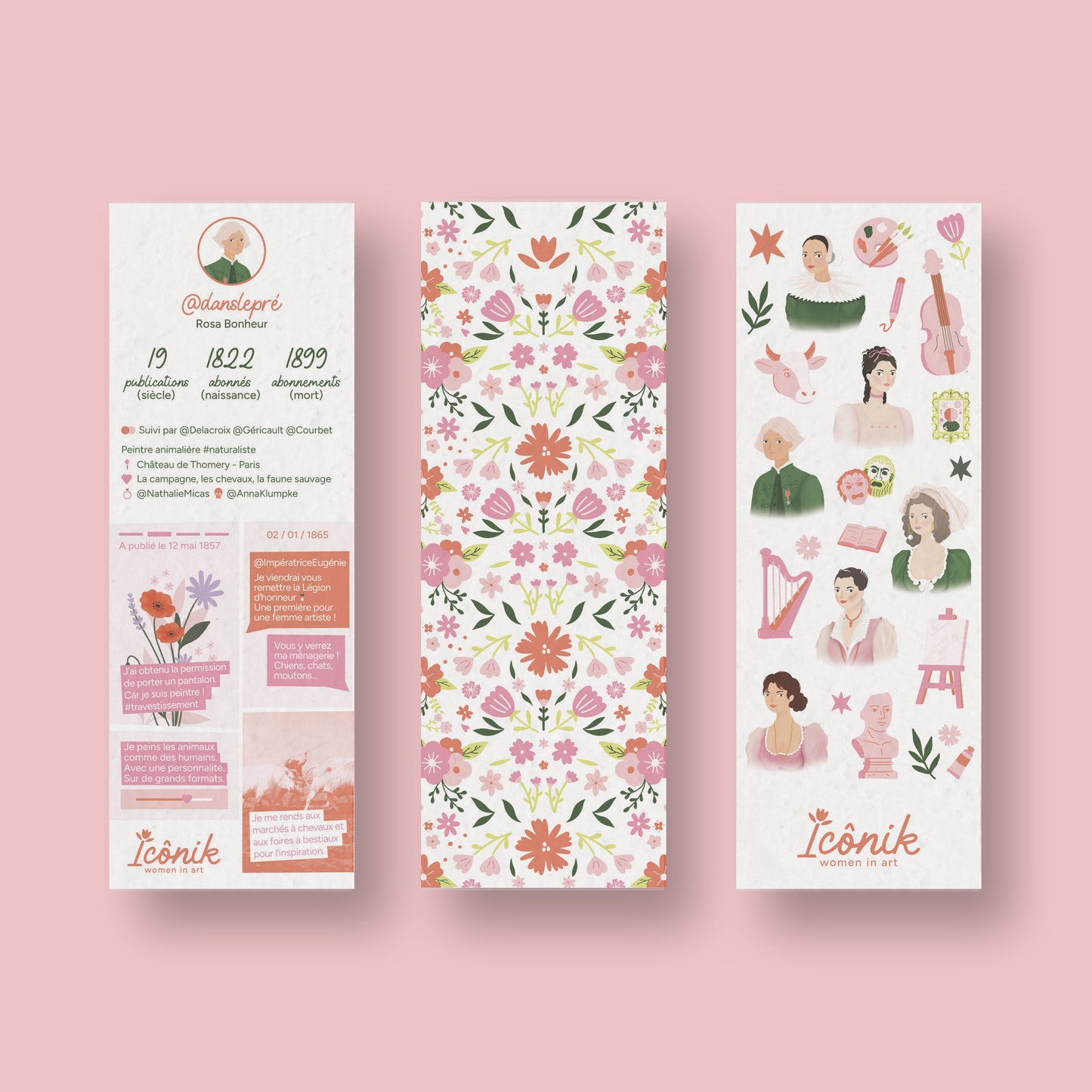 3 marque-pages ensemencés 100% biodégradables